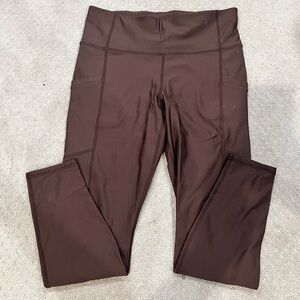 Fabletics Chocolate Brown Leggings